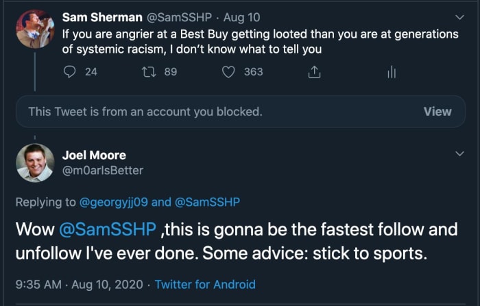 Thanks Joel, I won't!